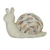 Olivia & May 8" Magnesium Oxide Farmhouse Snail Garden Sculpture Gray: Weather-Resistant Patio Decor, Indoor/Outdoor Use - 3 of 4