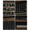 SONGMICS Jewelry Cabinet Armoire with Mirror Jewelry Storage Organizer Box Wall-Mounted Space Saving - 4 of 4