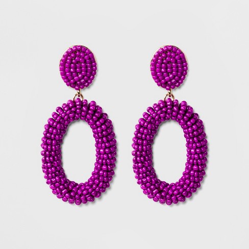 Sugarfix by BaubleBar Beaded Hoop Earrings