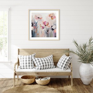 Amanti Art 33"x33" Spring Fling Flowers IV by Irena Orlov Wood Framed Wall Art Print - 1 of 4