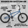 Itopfox Freestyle BMX Bike for Kids Ages 5-13, Beginner Level Rider with Durable Hi-Ten Steel Frame, Easy to Ride & Assemble, Multiple Colors - 2 of 4