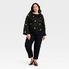 Women's Long Sleeve Satin Blouse - A New Day™ - 3 of 3