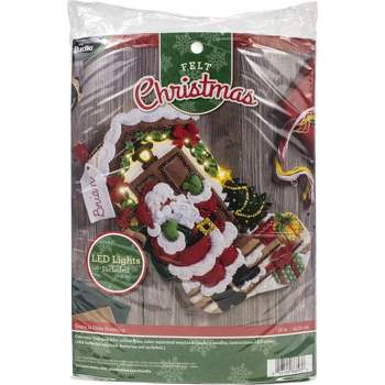 Bucilla Felt Stocking Applique Kit 18 Long-Gingerbread Santa, 1 count -  Fry's Food Stores