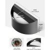 DORESshop Modern Black Half-Arc Wall Sconce with 5CCT Adjustable Color Temperature and Dimmable Feature for Corridor Staircase Living Room Bedroom - 2 of 4