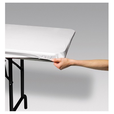 Stay Put Tablecover White, 29" x 72"