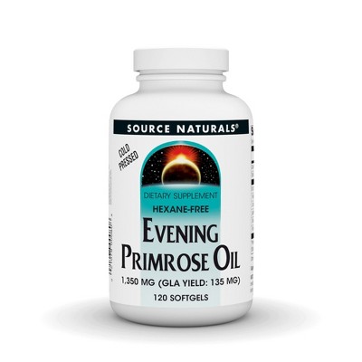 Evening Primrose Oil 1350mg by Source Naturals, Inc.  -  120 Softgel