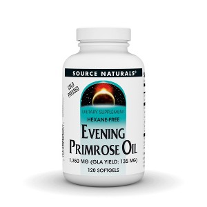 Evening Primrose Oil 1350mg by Source Naturals, Inc.  -  120 Softgel - 1 of 3
