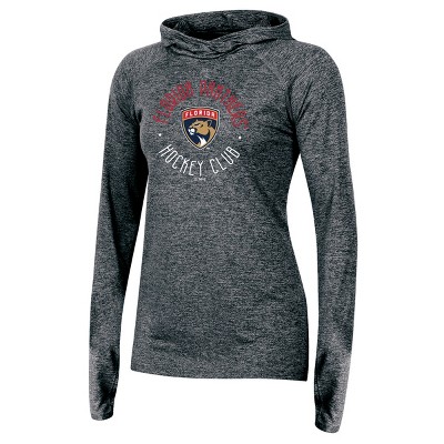NHL Florida Panthers Women's For the Win Gray Performance Hoodie M