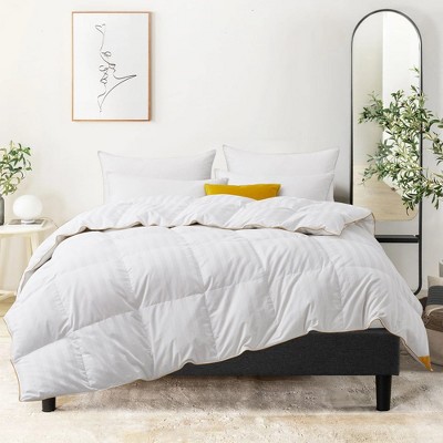 Puredown All Season White Goose Down Comforter Duvet Insert With 100% ...