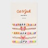 Girls' 5pk BFF Friendship with Butterflies Bracelet Set - Cat & Jack™️: Beaded Stretch, Pull-On Closure - 2 of 3