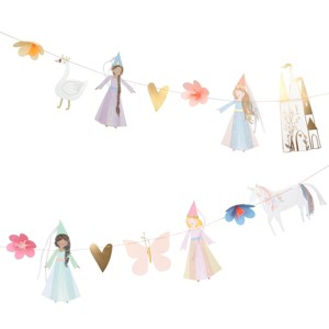 Meri Meri Princess Garland (12' with excess cord - Pack of 1) - 1 of 4