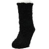 Memoi Women's Furry Winter Crew Slipper Sock - 2 of 4