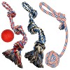 Pacific Pups Products Large Dog Toy Set 4 Pack - Tug Toys & Ball for Large Dogs - 2 of 4
