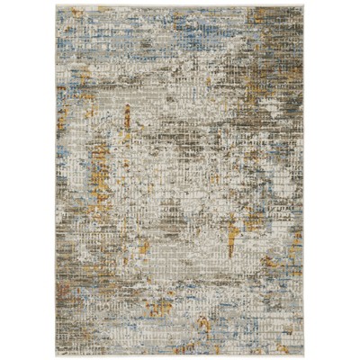 Oriental Weavers Bauer 005E2 Beige/ Multi Indoor Area Rug - 5'3" x 7'6"