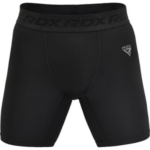 RDX SPORTS T15 Mens Black Compression Shorts, Athletic Wear, Fitness Gear, Training Apparel, High Performance, Gym Shorts, Activewear - 1 of 4