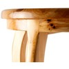ALFI AB4406 11Inch Cedar Wood Round  Stool Multi-Purpose Accessory - 2 of 4