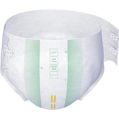 TENA ProSkin Super Adult Incontinence Briefs, Heavy Absorbency, Unisex