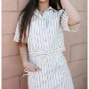 Women's Stripe Jacket - MIOU MUSE - 3 of 4