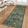 Area Rug Washable Stain Resistant Carpet with Non-Slip Backing Soft Touch Low Pile Floor Cover for Bedroom Living Room Dining Room - 2 of 4