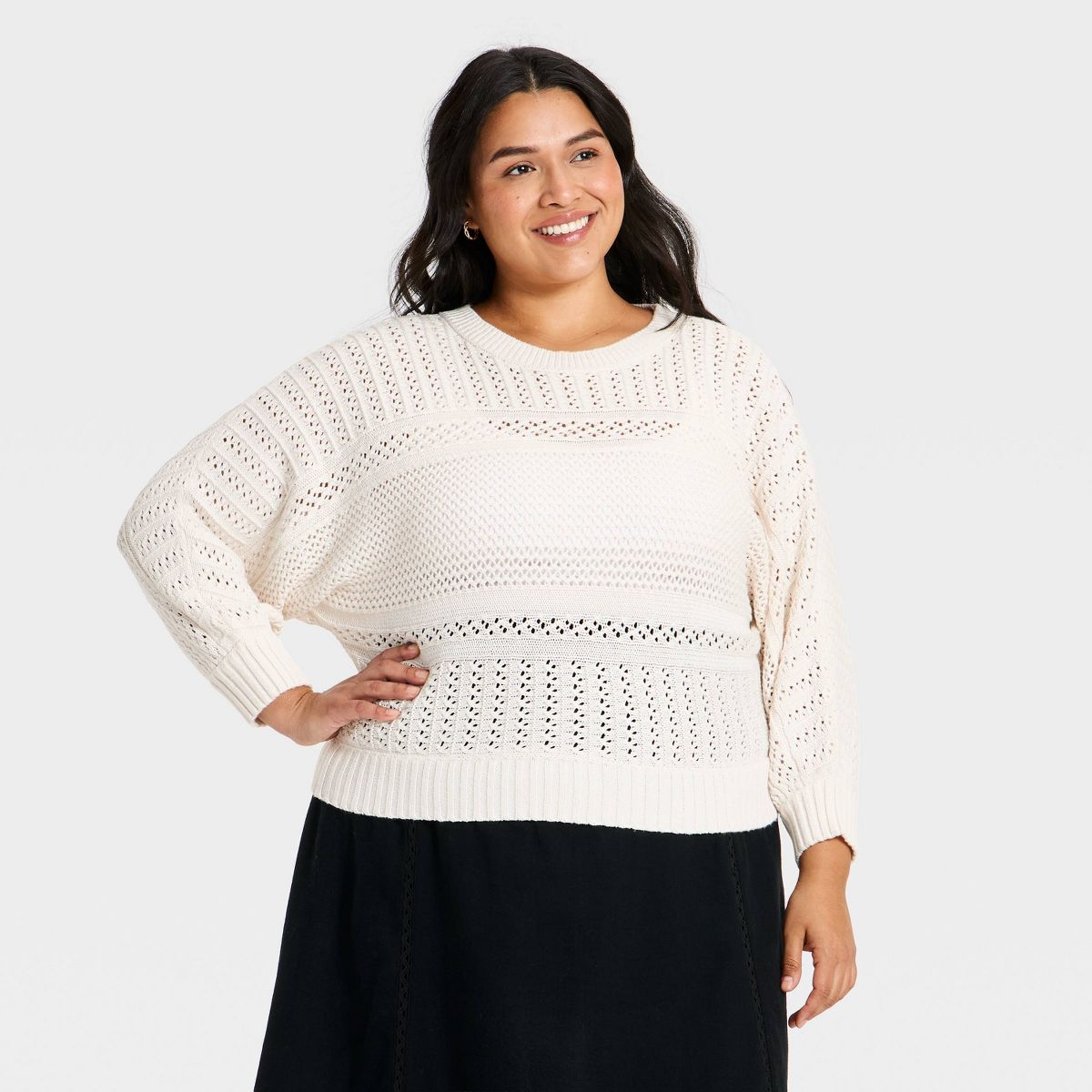 Women's Dolman Crewneck Pullover Sweater - Universal Thread™ - thumbnail 10