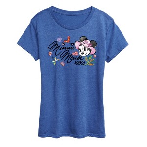 Women's - Disney - Minnie Mouse Xoxo Short Sleeve Graphic T-Shirt - 1 of 4