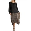 Women's Puff Sleeve Satin Blouse - umgee - 4 of 4