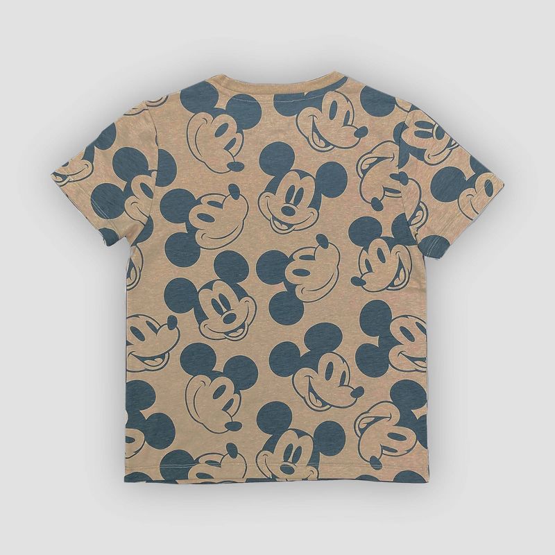 Boys&#39; Mickey Mouse Short Sleeve Graphic T-Shirt - Tan, 2 of 4