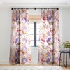 Marta Barragan Camarasa Flowers colorful Set of 2 Panel Sheer Window Curtain - Deny Designs - 2 of 4
