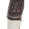 Slickblue Brown Tie Dye Leggings, Full Length, Banded High Waist, Fitted Style, One Size Stretch - 4 of 4