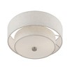 Livex Lighting Meridian 2 - Light Semi-Flush Mount in  Brushed Nickel - 2 of 4