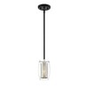 Savoy House Dunbar 1 - Light Pendant in  Matte Black/Polished Chrome - 4 of 4