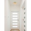 Elegant Lighting Century 4 light Chrome Flush Mount Clear Royal Cut Crystal - 3 of 4
