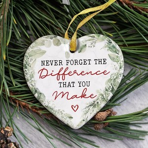 Thank You Christmas Ornament - Retirement, Leaving Job, Goodbye, Farewell Gift for Coworker - 1 of 4