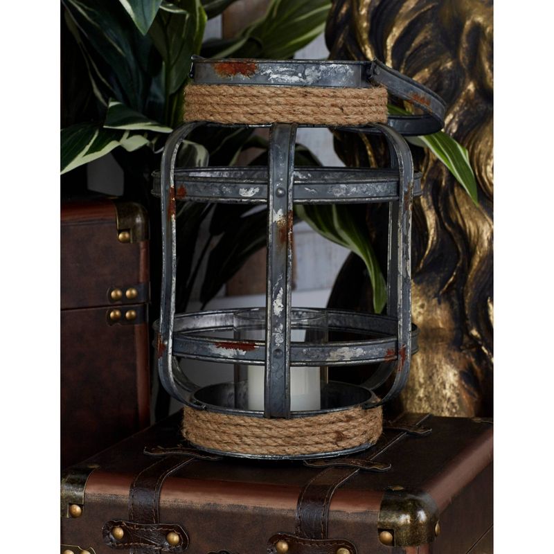 Rustic Reflections Candle Holder Lantern (12") - Olivia & May, 3 of 6