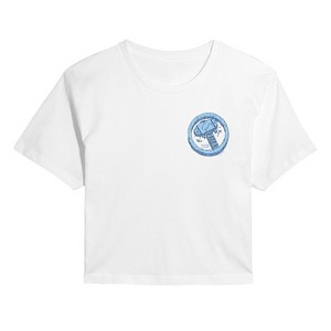 Women's - Marvel - Thor Rock Icon Cropped Graphic T-Shirt - 1 of 4