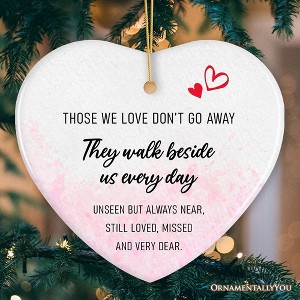 Forever by Our Side Ornament, Christmas Memorial Gift for Loved Ones| OrnamentallyYou - 1 of 4