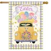 Briarwood Lane House Flag 40x28 For Outdoor Happy Easter Pickup For Easter House Flag - 2 of 4
