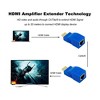 SatelliteSale HDMI Converter Over Ethernet RJ45 Cat 5e/6 Cable PVC Black Adapter 10.2Gbps 4K/30Hz - image 4 of 4