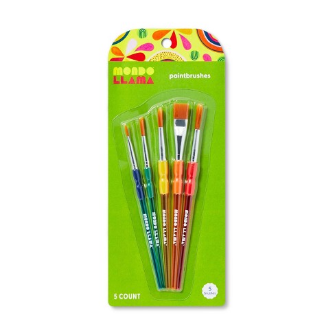 5ct Paintbrush Set - Mondo Llama™ - image 1 of 4