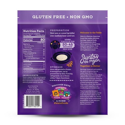 Siete Sourdough Tortilla - 13.05oz