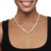 Ross-Simons Two-Tone Sterling Silver Bismark-Link Necklace - 2 of 4