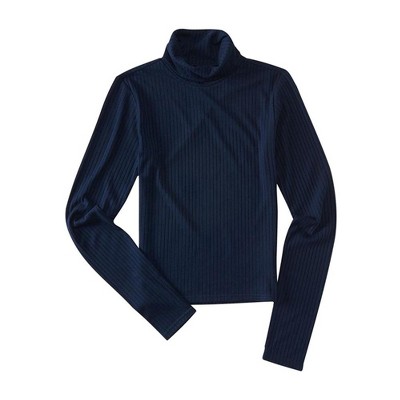 Aeropostale Womens Ribbed Turtleneck Pullover Sweater