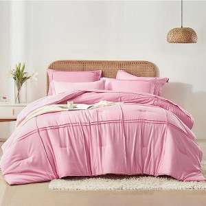 BAGOKIE All Season Comforter Set 5/7 Piece Microfiber Bed in a Bag - 1 of 4