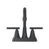 Gulches Matt Black 2-Handle Bathroom Sink Faucet with Pull-Out Design, 7.86" - 2 of 4
