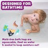 6-Pack Marine Bath Toys, Sealed No-Hole Mold-Free Set for Bathtub and Pool Play - 2 of 4