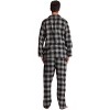 #followme Mens Plaid Button Front Flannel Pajamas Set / Winter Pajamas - 3 of 3