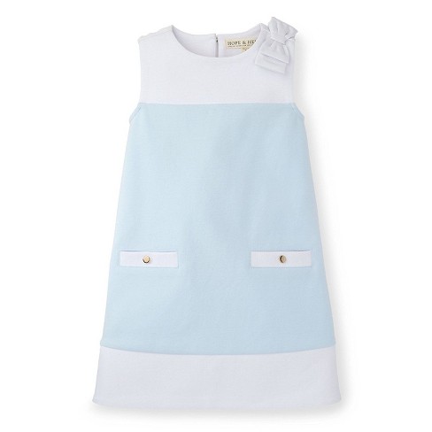 Hope & Henry Girls' A-Line Ponte Knit Dress, Infant - image 1 of 4