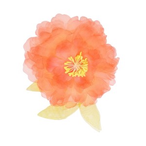 Unique Bargains Flowers Pattern Hair Clip 5.12" 1 Pc - 1 of 4