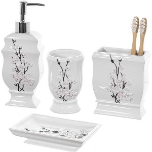 Creative Scents Vanda 4 Piece Bath Gift Set - 1 of 4