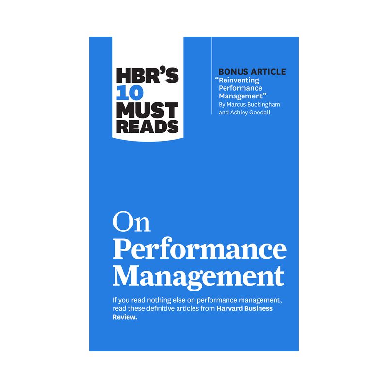 Hbr's 10 Must Reads on Performance Management - (HBR's 10 Must Reads) by Harvard Business Review, 1 of 2
